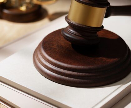 Martelo representando a justiça