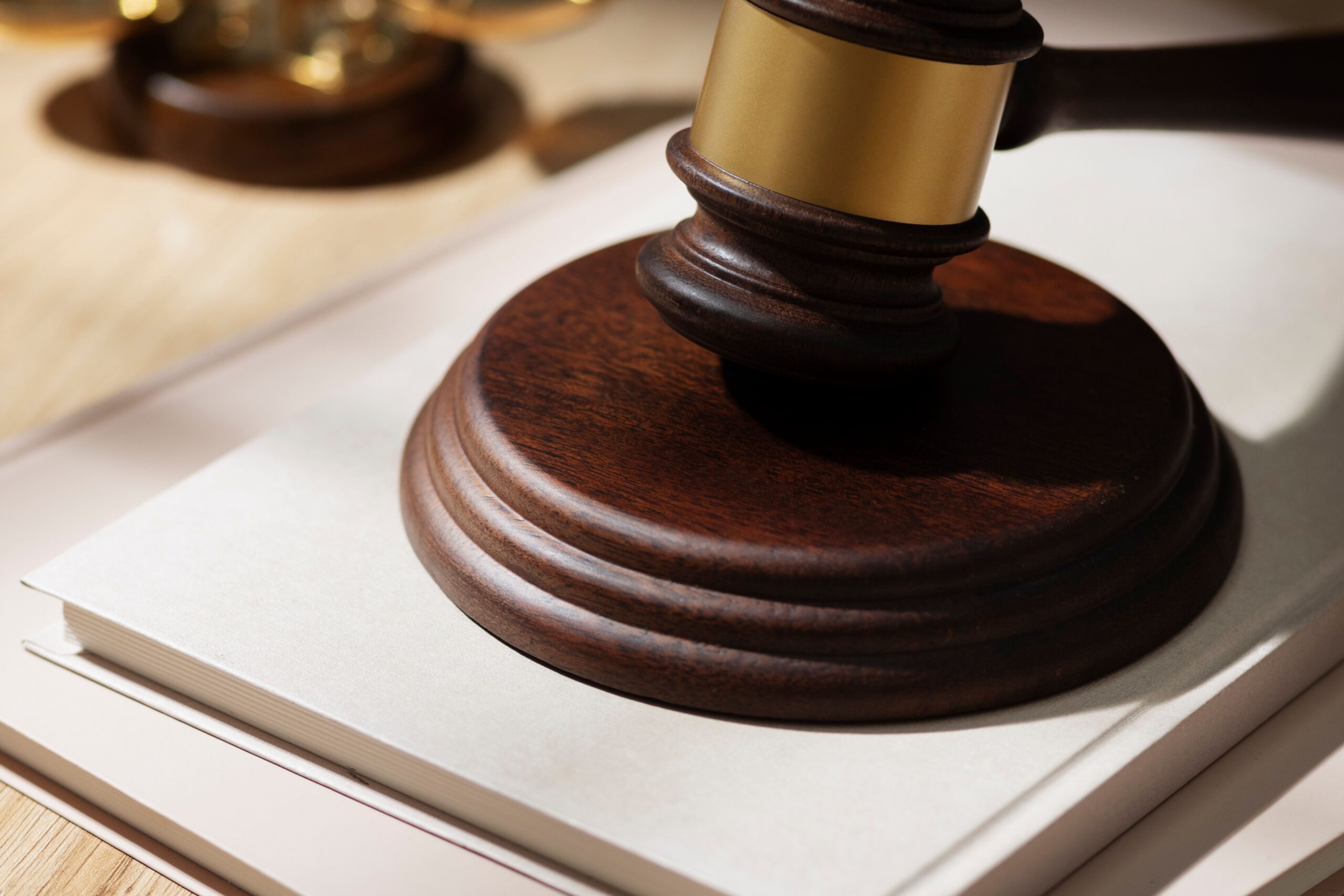 Martelo representando a justiça